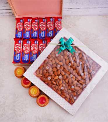 Almonds and Kit Kat Diwali Corporate Combo