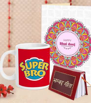 Bhai Dooj gift with card 