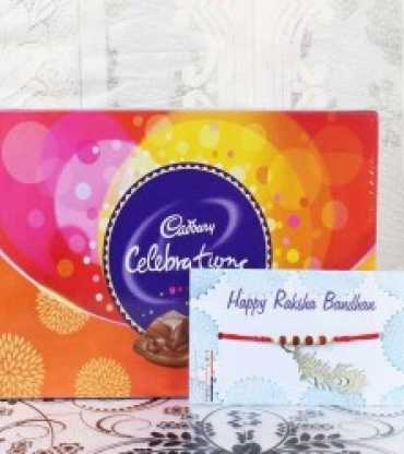 Cadbury Celebrations Chocolate Pack With Designer Rakhi