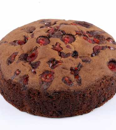 Delicious Choco Cherry Dry Cake