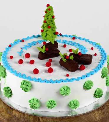 Christmas Tree Cake