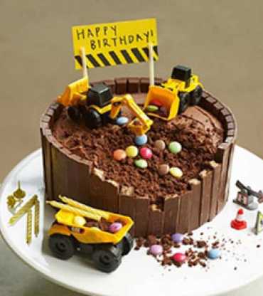 Customized Digger Cake For Engineers