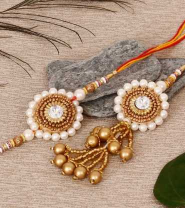 Lumba rakhi  Set for  bhaiya or  Bhabhi