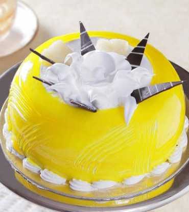 Dome Shaped Pineapple Cake