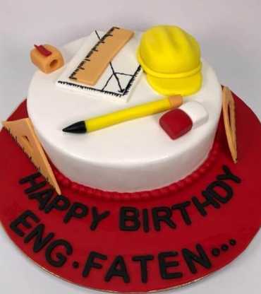 Engineer Theme Cake