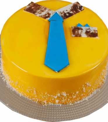 Father's day tie and pocket design Mango cake