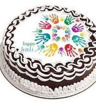 chocolate Holi cake 