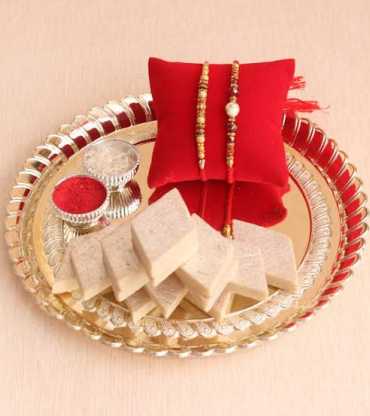 Rakhi With Kaju Katli