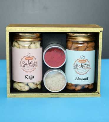  Rakhi Gift with Dry Fruits Combo