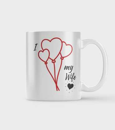 Lovely Printed Mug For Wife