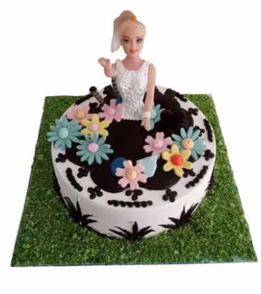 Lovely Baby Doll Cake