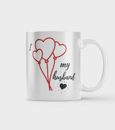 Lovely Printed Mug For Husband