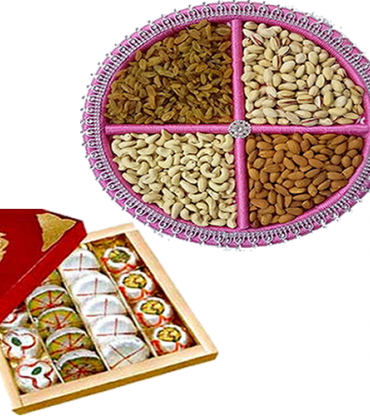 Mix Dry Fruits And Mix Sweets