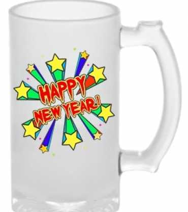 New Year Beer Mug