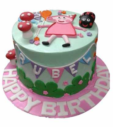 Peppa Pig Birthday Cake