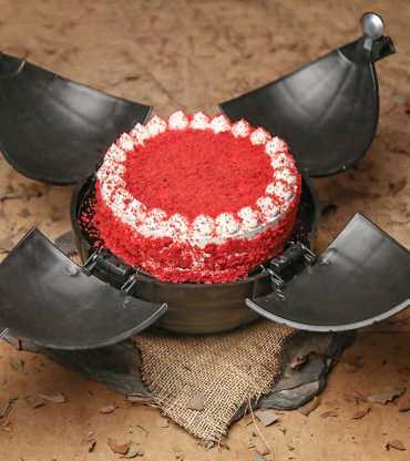 Red Velvet Bomb Cake