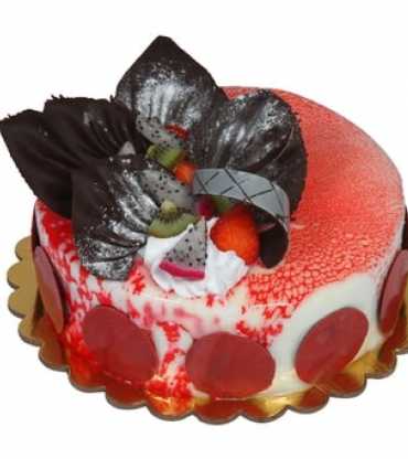 Strawberry Truffle Cake