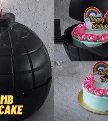 Vanilla Round Bomb Cake