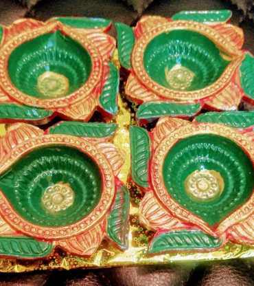 Decorative Swatick Clay Diya