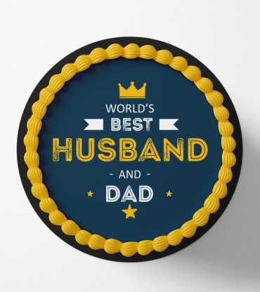 World Best Husband Cake
