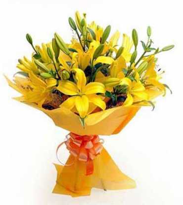 yellow-20lily-20bouquet