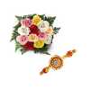 10 Mix roses With Rakhi