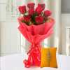 10 Roses With Rakhi