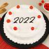 New Year Clock Vanilla Cake