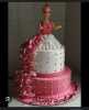 2 Layer Baby Doll Cake