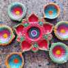 7 Designer Handmade Diya