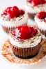 Black Forest Cheese Cup Cake