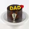 Bow Tie Truffle Cake for Dad