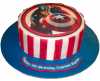 Captain America Photo Cake