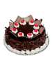 Cherry Chocolate Truffle Cake