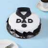 Classic Fondant Dad Cake 1kg Black Forest