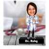 Customised Lady Doctor Caricature