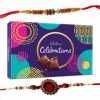 Set Of 2 Rakhis With Cadbury Celebration