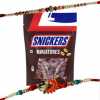 Set Of 2 Rakhis With Snickers Miniatures