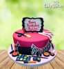 Makeup Fondant Cake