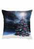 Moonlight Christmas Tree Pillow