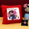 Personalized-Cushion-And-Rakhi