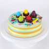 Pichkari And Gulal Pineapple Cake
