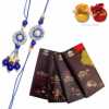 Blue Couple Rakhi With Bournvilles