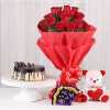 Softy-Roses-Hamper-Combo