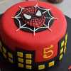 Spiderman Fondant Round Cake
