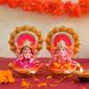 HandMade Eco Friendly Ganesha Laxmi Idol Showpiece for Diwali Decoration
