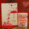 Valentine Greeting Card With Candle Combo