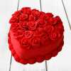 Valentine Special  Red Rose Cake