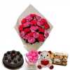 bunch-of-20-red_carnatins-with-pink-oses-with-teddy-and-cake