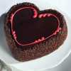 Heart shape chocolate cake